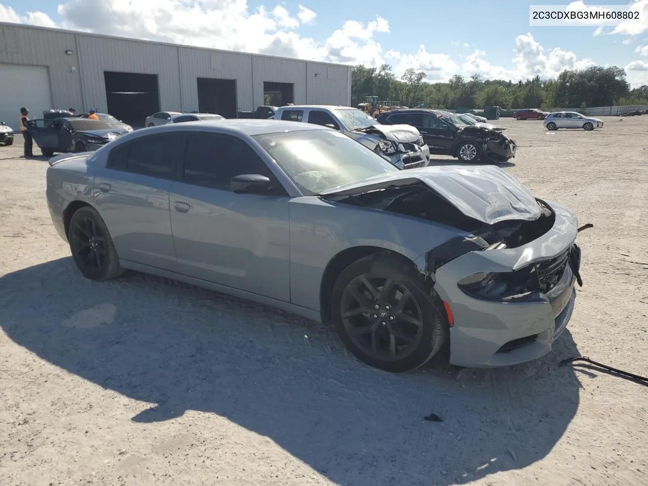 2C3CDXBG3MH608802 2021 Dodge Charger Sxt