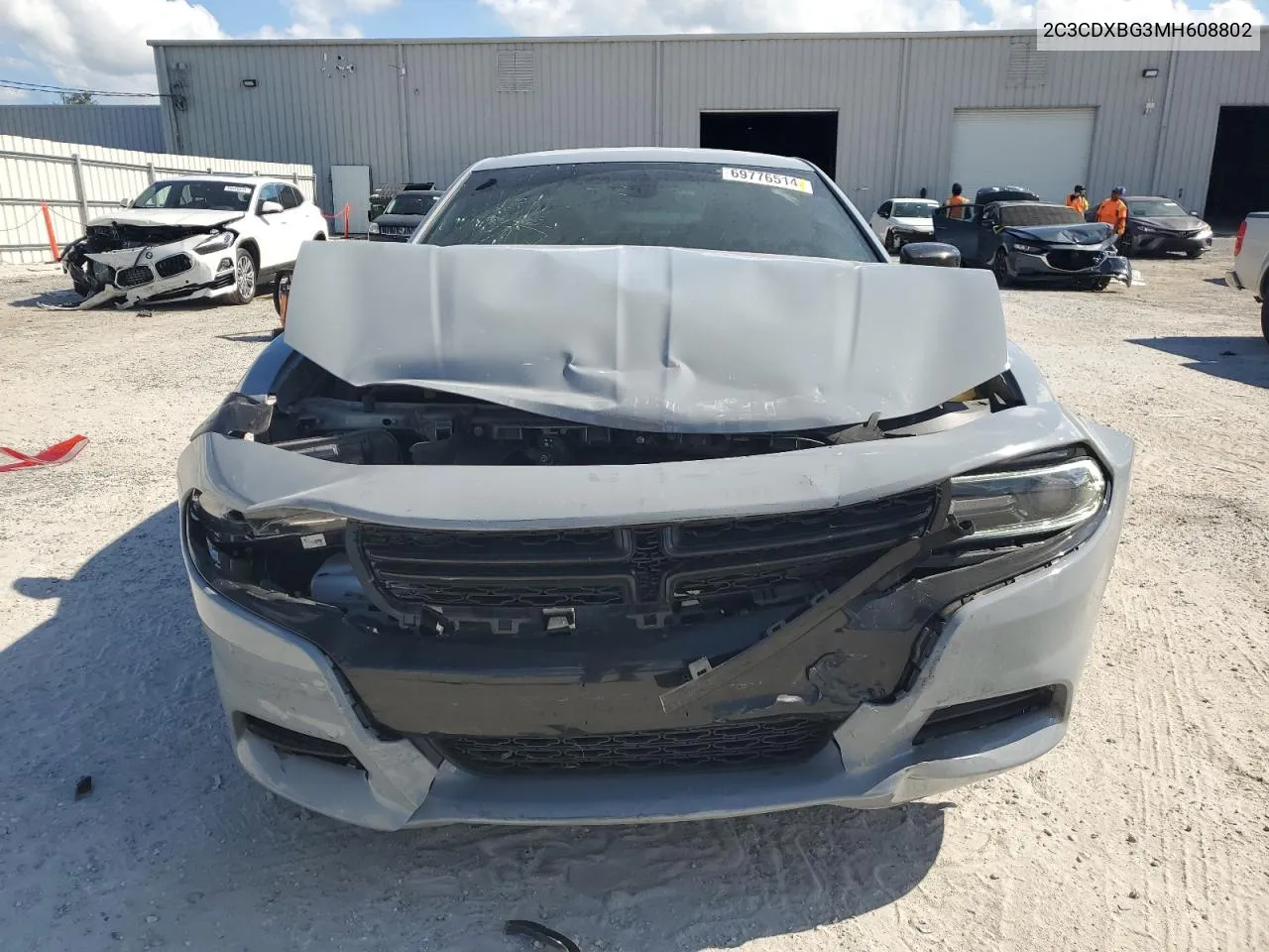 2021 Dodge Charger Sxt VIN: 2C3CDXBG3MH608802 Lot: 69776514