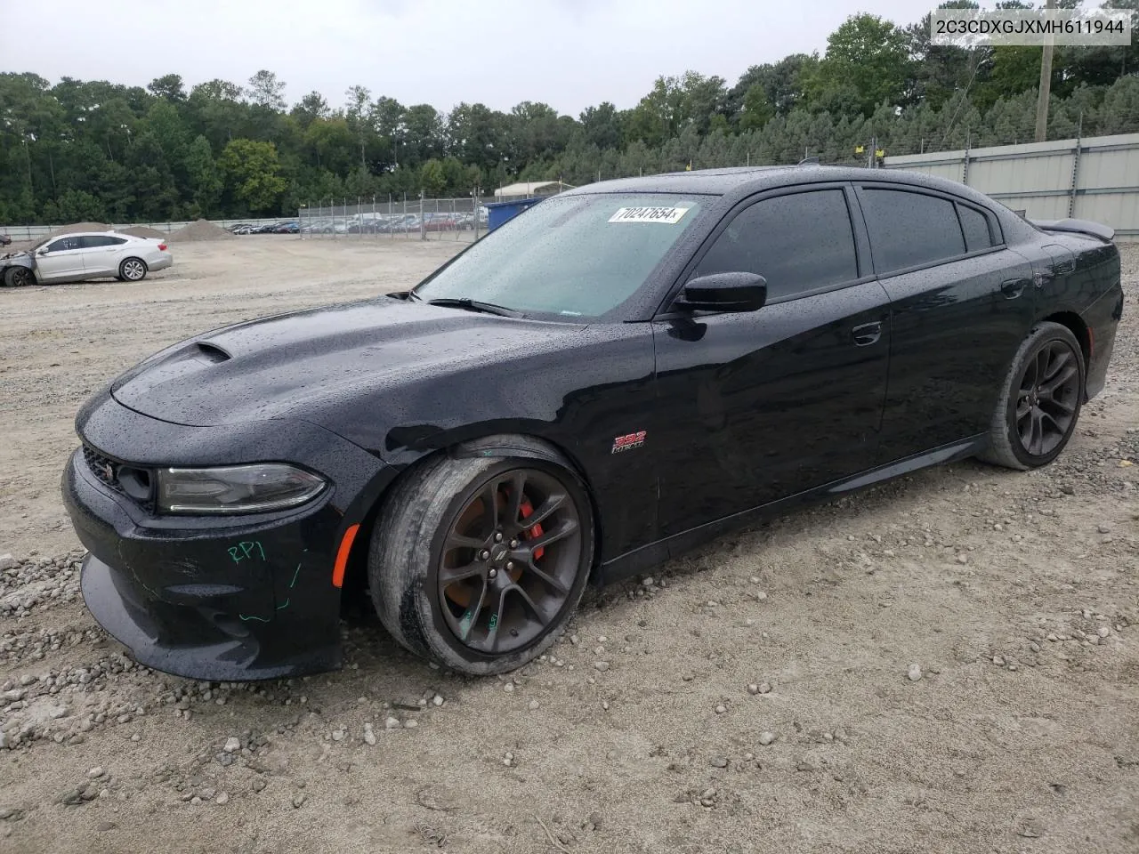 2021 Dodge Charger Scat Pack VIN: 2C3CDXGJXMH611944 Lot: 70247654