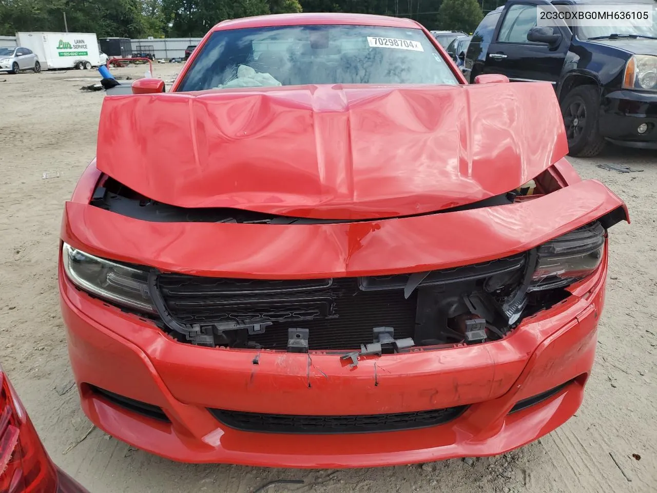 2021 Dodge Charger Sxt VIN: 2C3CDXBG0MH636105 Lot: 70298704