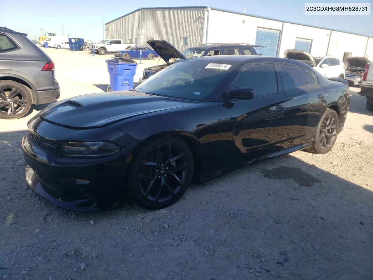 2021 Dodge Charger Gt VIN: 2C3CDXHG8MH628731 Lot: 70380674