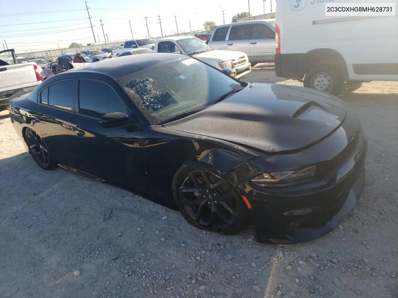 2021 Dodge Charger Gt VIN: 2C3CDXHG8MH628731 Lot: 70380674