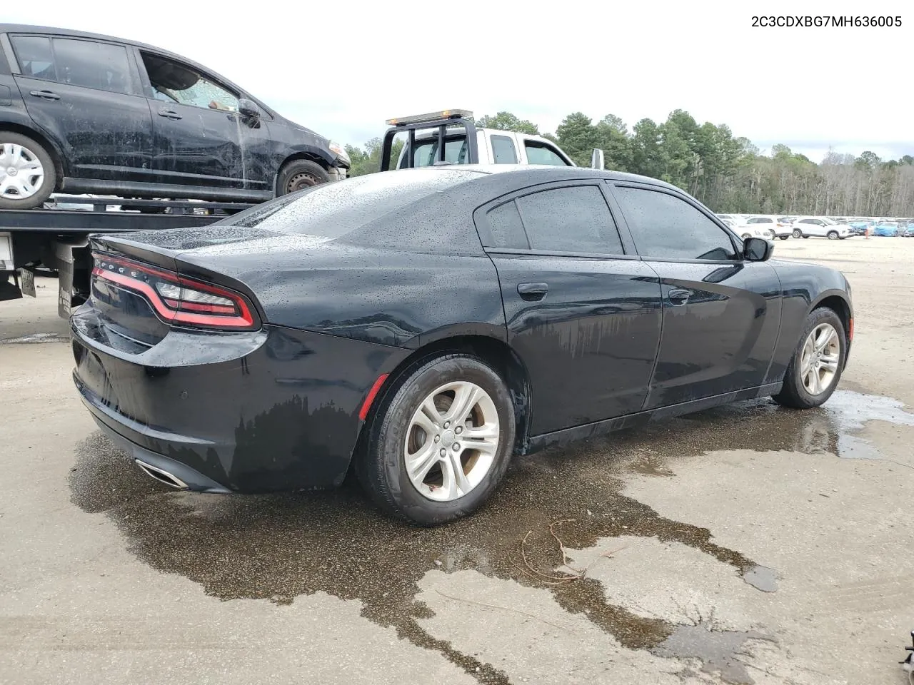 2021 Dodge Charger Sxt VIN: 2C3CDXBG7MH636005 Lot: 70415824