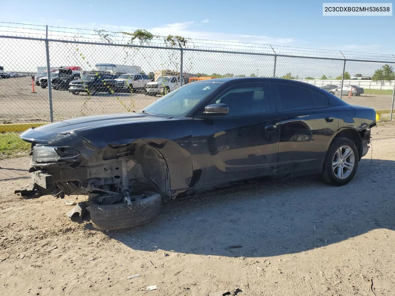 2021 Dodge Charger Sxt VIN: 2C3CDXBG2MH536538 Lot: 70697614