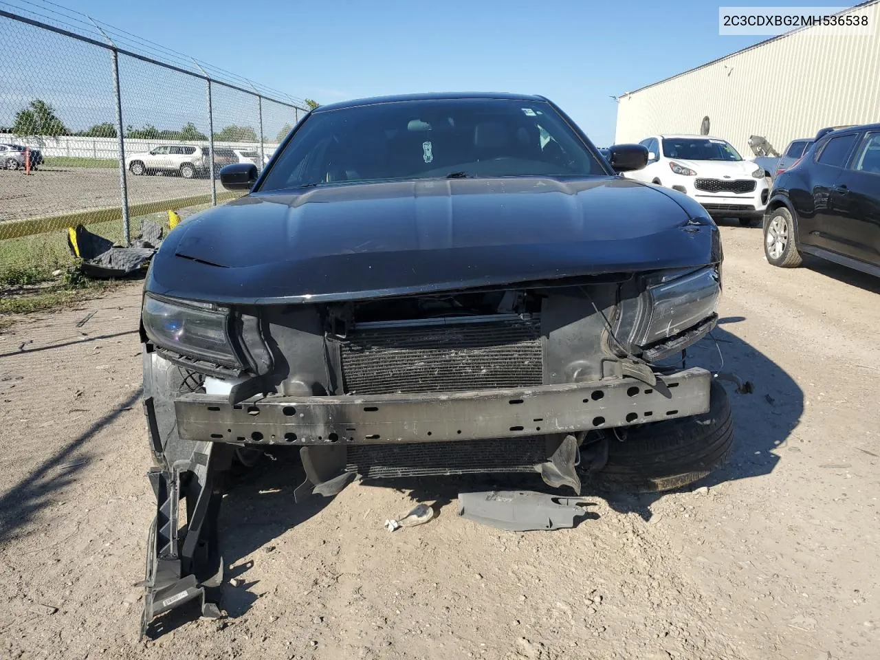 2021 Dodge Charger Sxt VIN: 2C3CDXBG2MH536538 Lot: 70697614