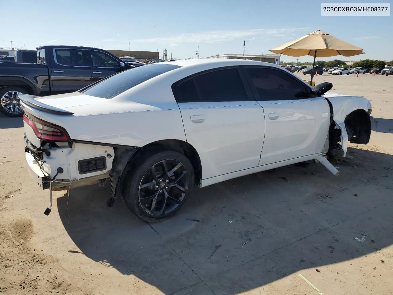 2C3CDXBG3MH608377 2021 Dodge Charger Sxt