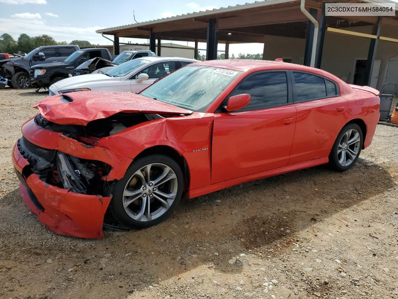 2021 Dodge Charger R/T VIN: 2C3CDXCT6MH584054 Lot: 71707454