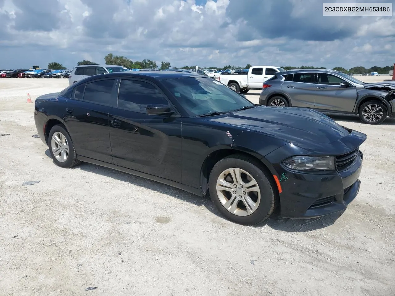 2021 Dodge Charger Sxt VIN: 2C3CDXBG2MH653486 Lot: 71819994