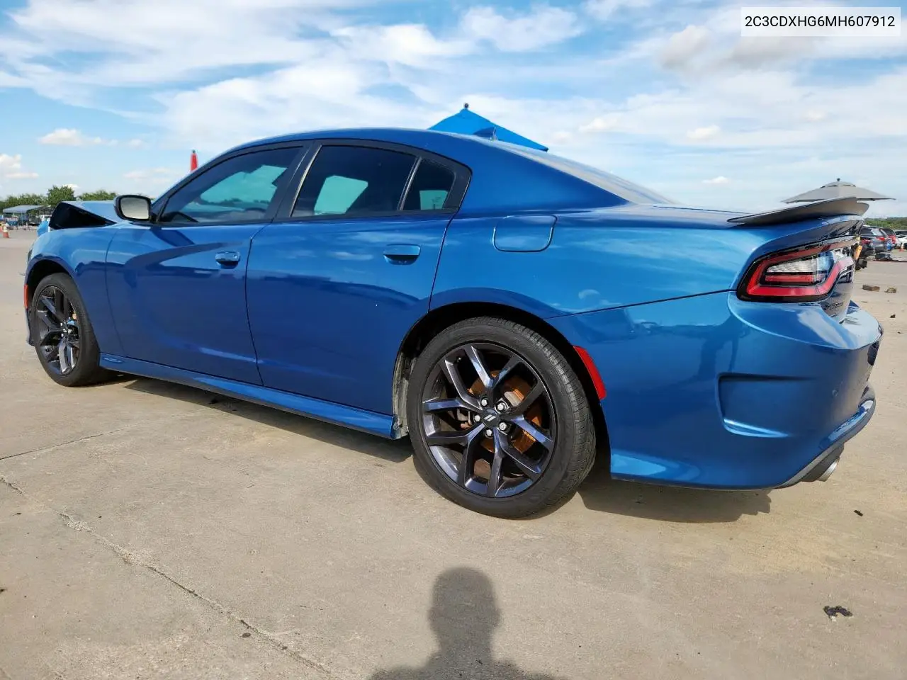 2C3CDXHG6MH607912 2021 Dodge Charger Gt
