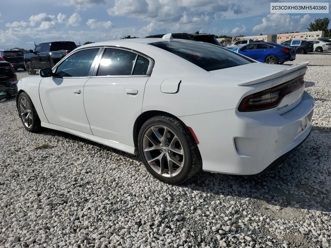 2C3CDXHG3MH540380 2021 Dodge Charger Gt