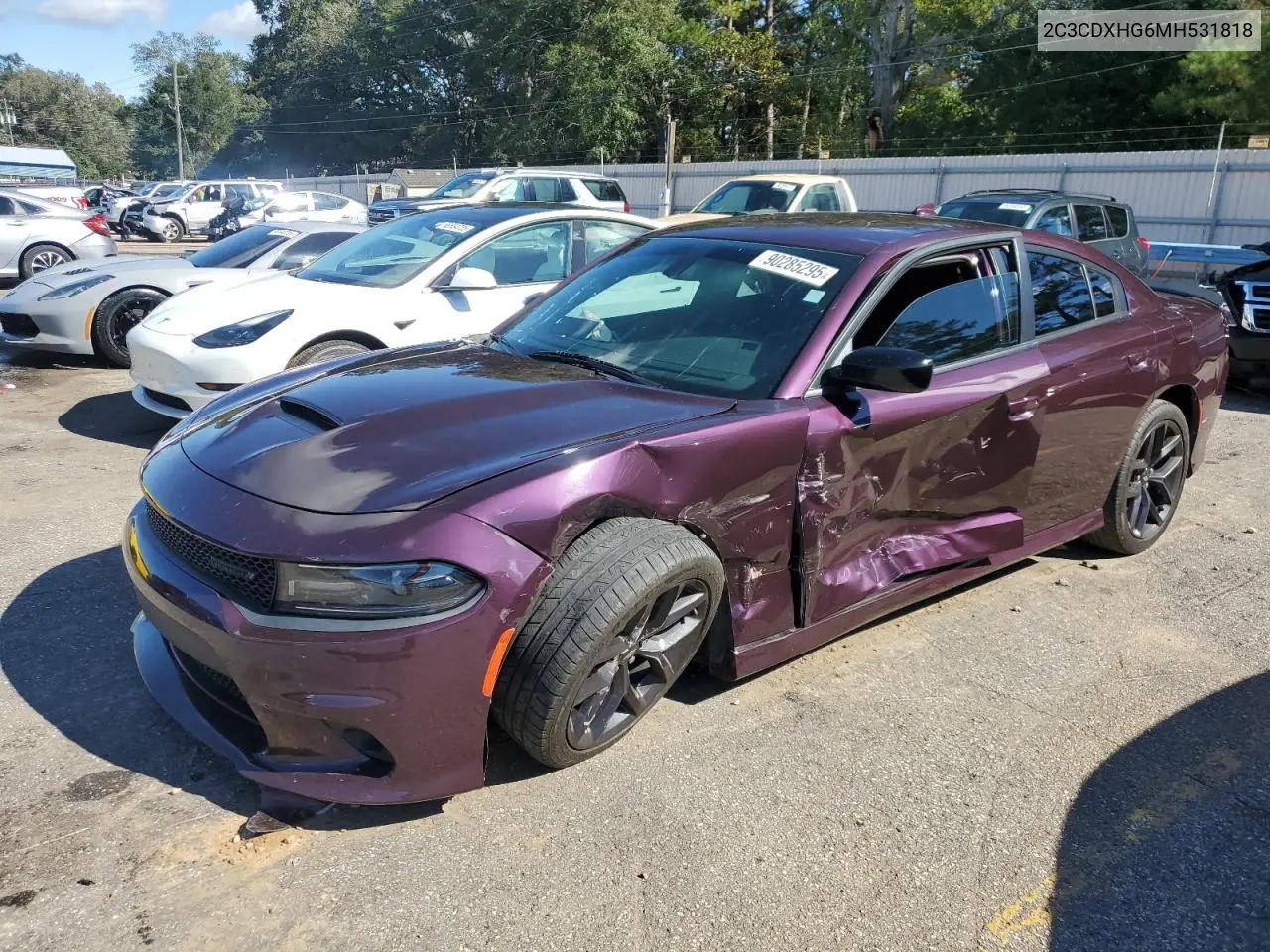 2C3CDXHG6MH531818 2021 Dodge Charger Gt