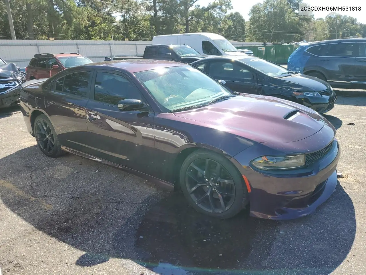 2C3CDXHG6MH531818 2021 Dodge Charger Gt
