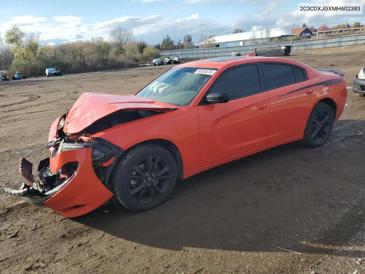 2C3CDXJGXMH602383 2021 Dodge Charger Sxt