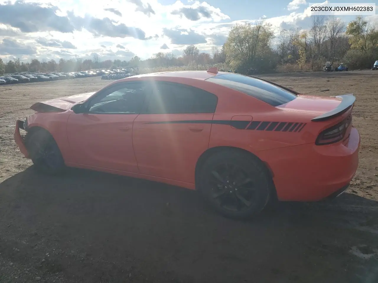 2C3CDXJGXMH602383 2021 Dodge Charger Sxt