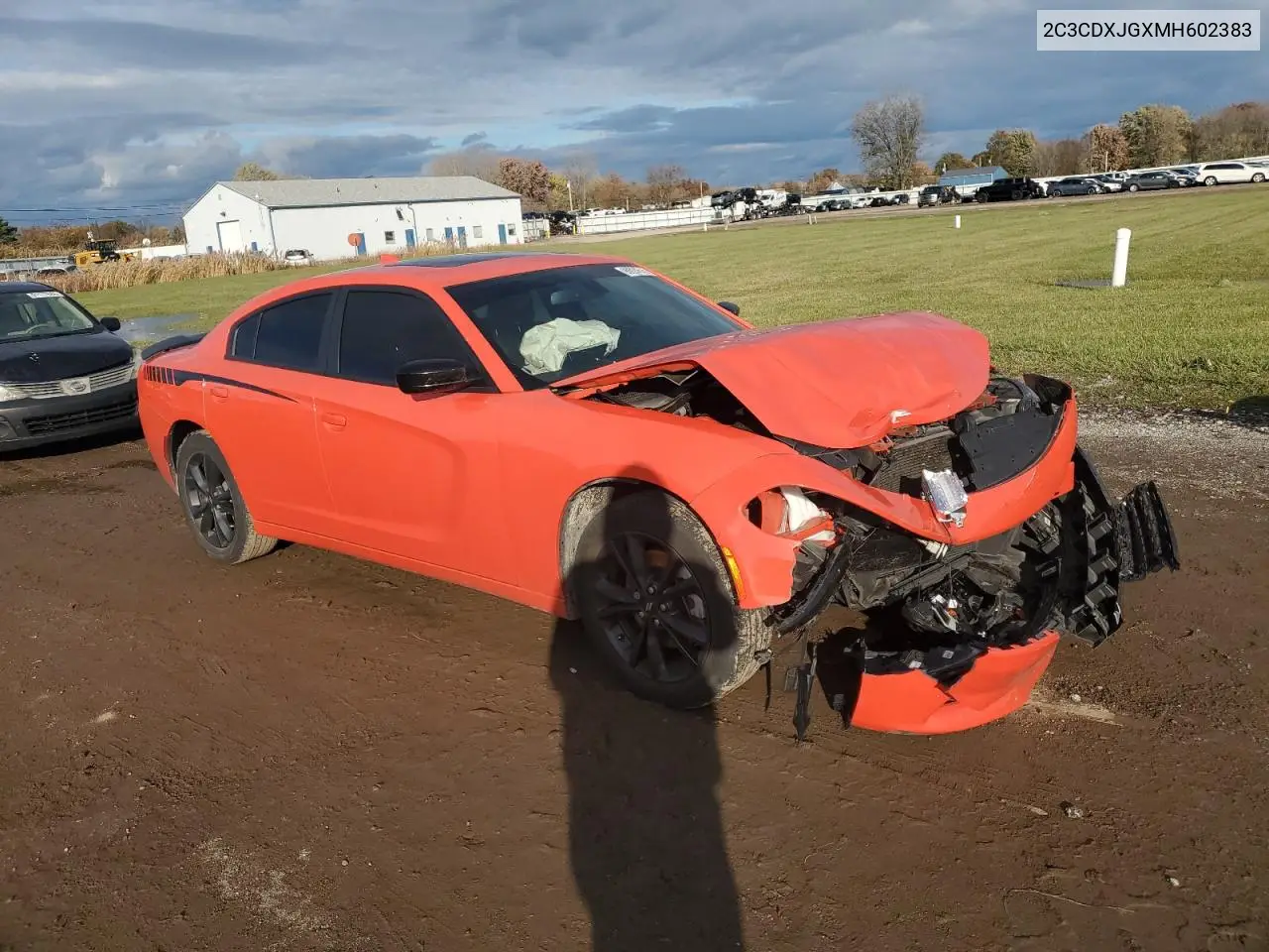 2C3CDXJGXMH602383 2021 Dodge Charger Sxt