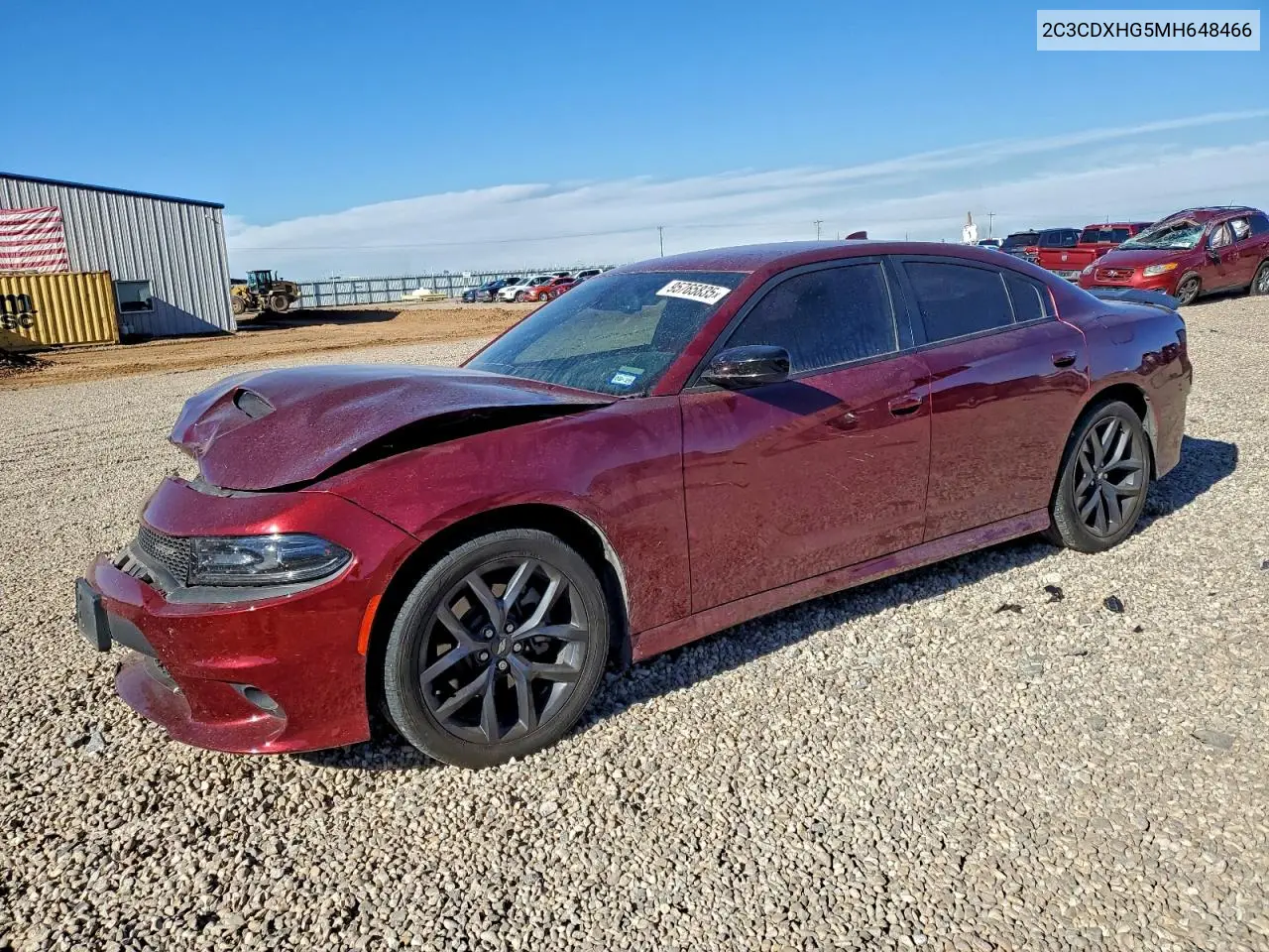 2C3CDXHG5MH648466 2021 Dodge Charger Gt