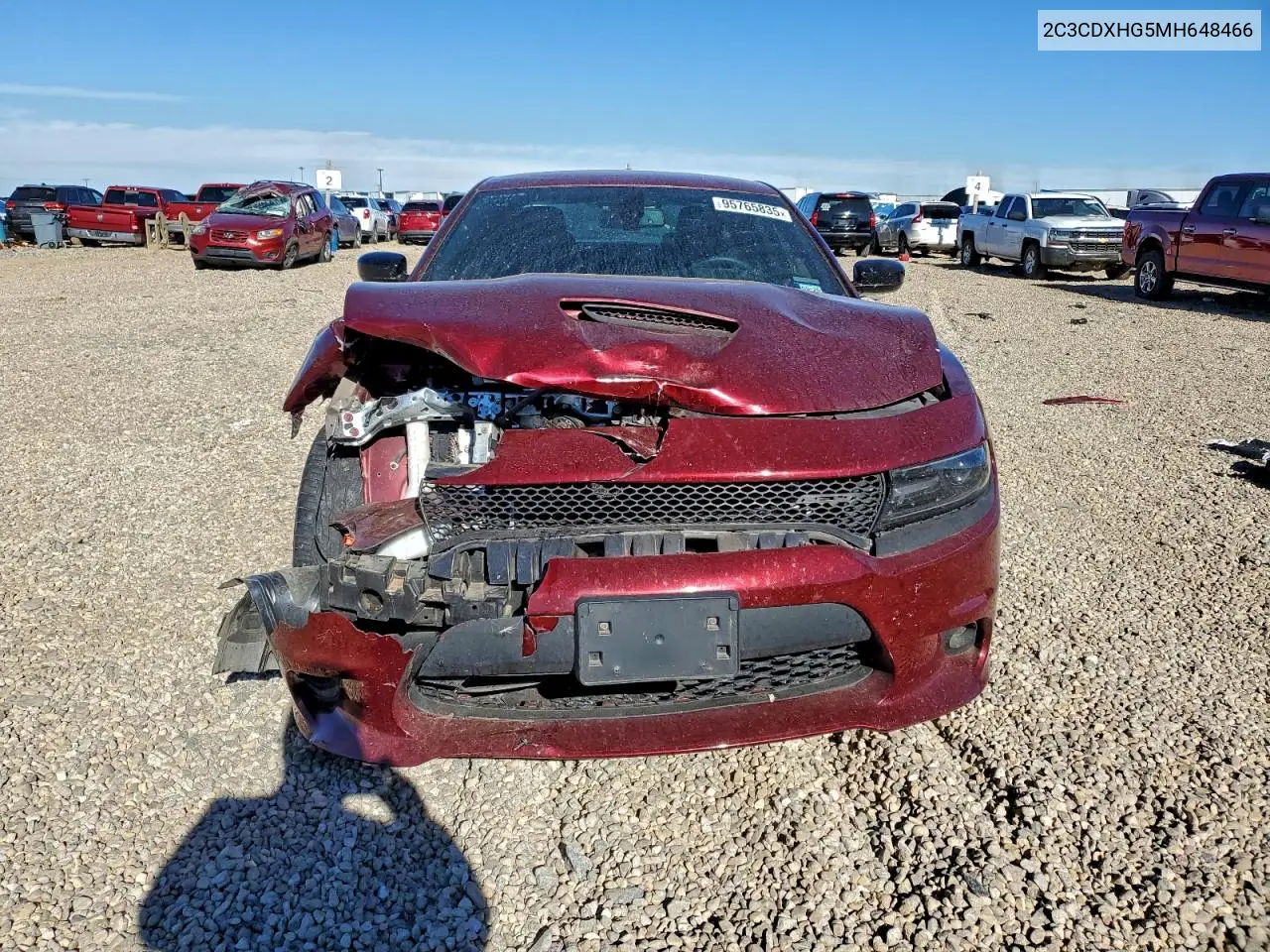 2C3CDXHG5MH648466 2021 Dodge Charger Gt