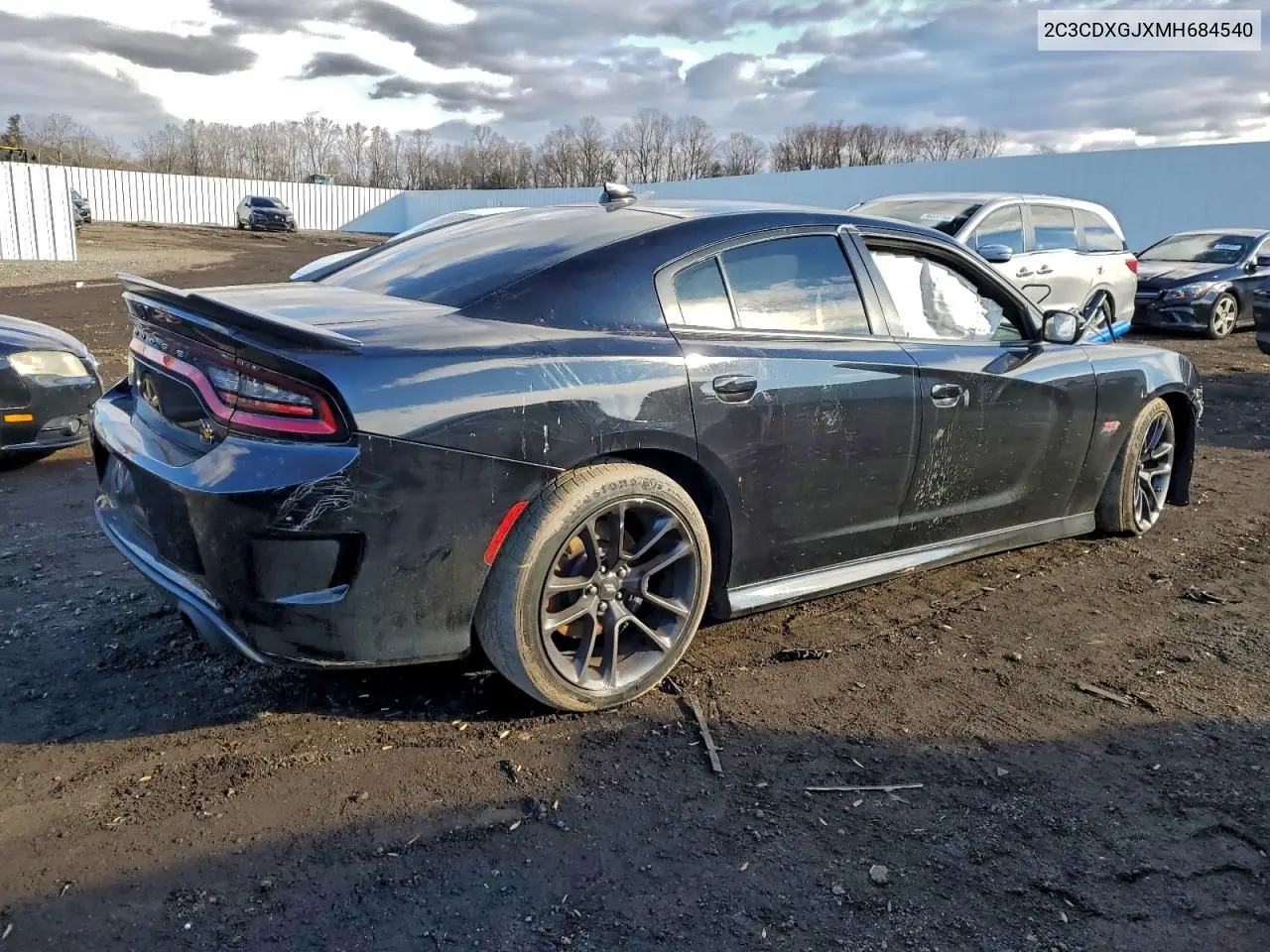 2C3CDXGJXMH684540 2021 Dodge Charger Scat Pack