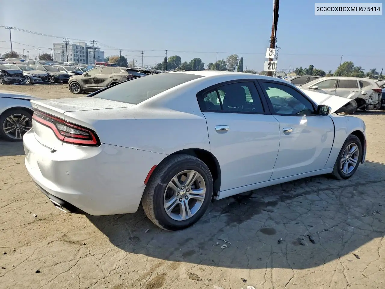 2C3CDXBGXMH675414 2021 Dodge Charger Sxt