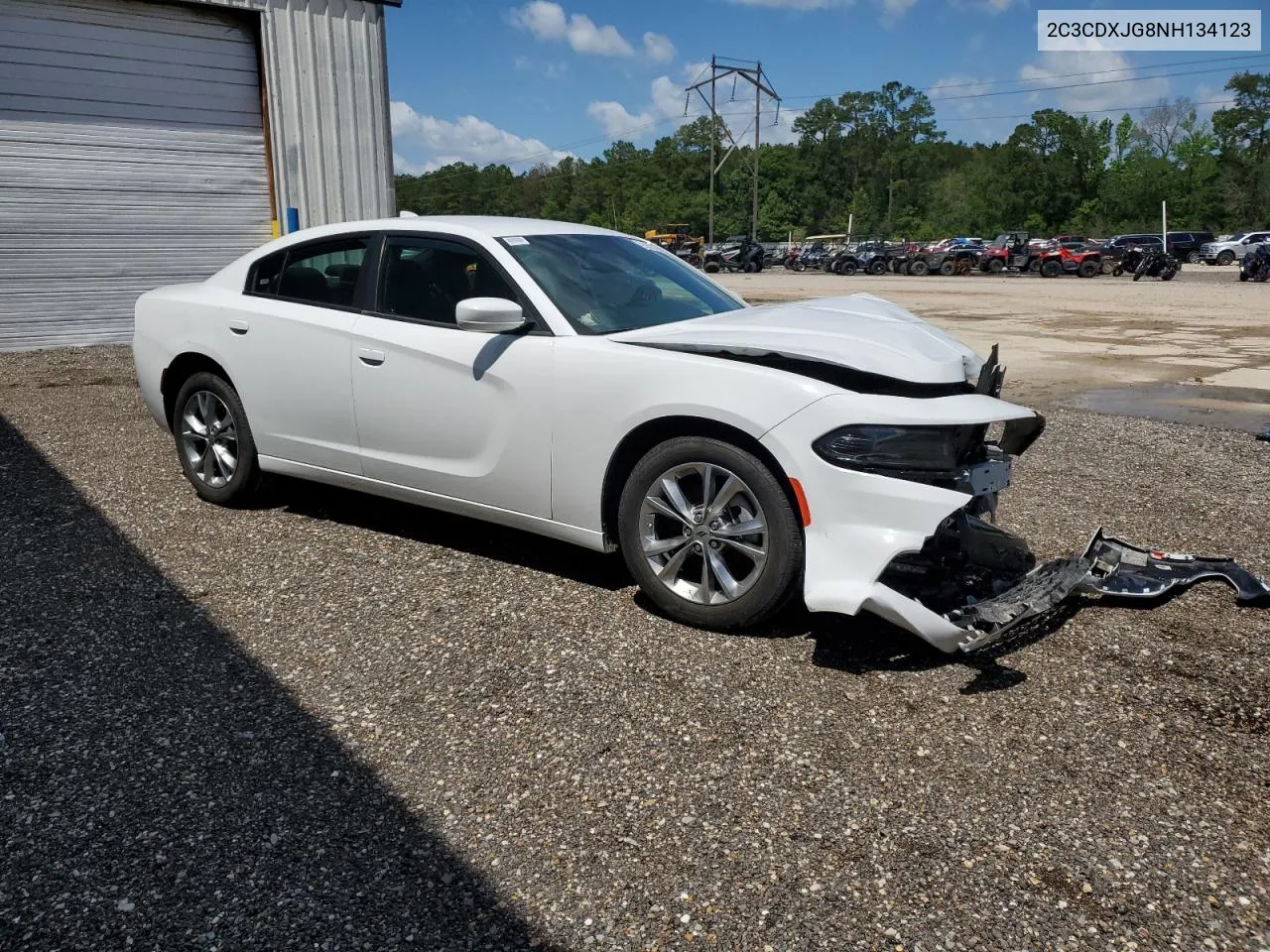 2022 Dodge Charger Sxt VIN: 2C3CDXJG8NH134123 Lot: 50296694