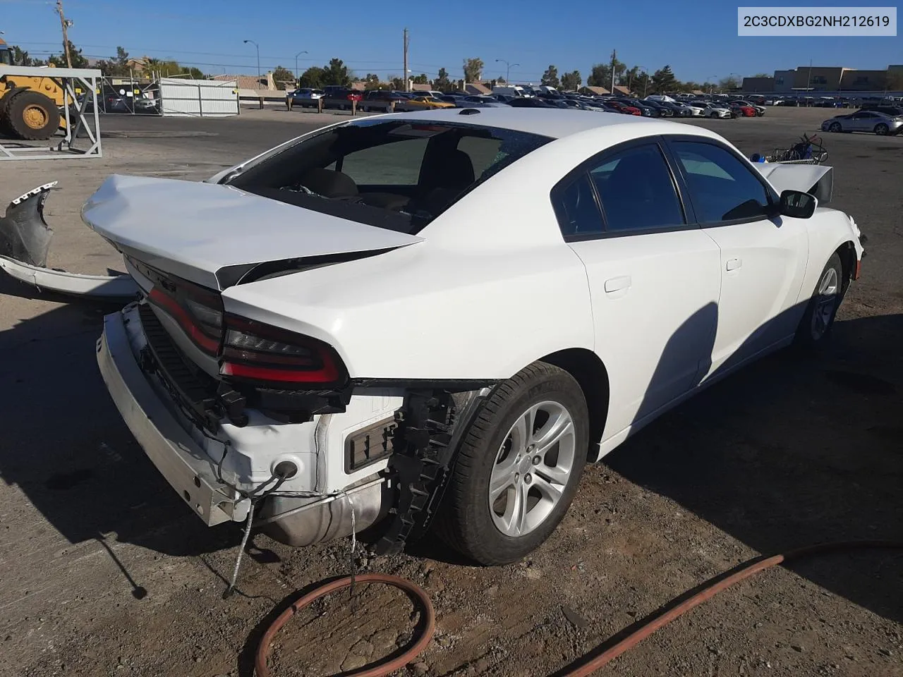 2022 Dodge Charger Sxt VIN: 2C3CDXBG2NH212619 Lot: 50666994