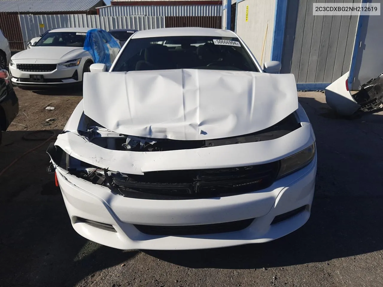 2022 Dodge Charger Sxt VIN: 2C3CDXBG2NH212619 Lot: 50666994