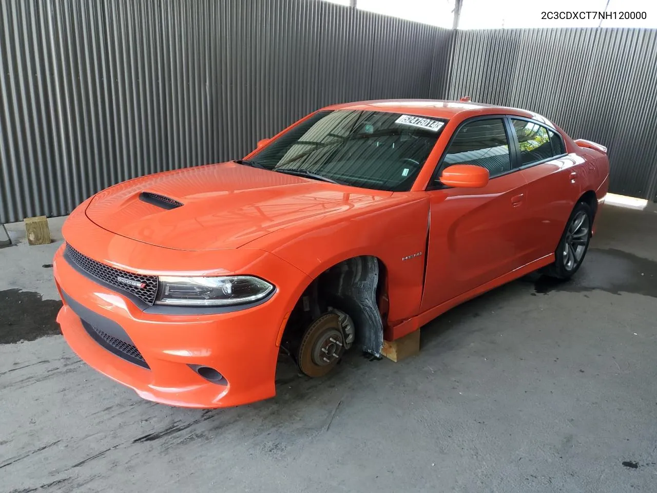 2022 Dodge Charger R/T VIN: 2C3CDXCT7NH120000 Lot: 52475014