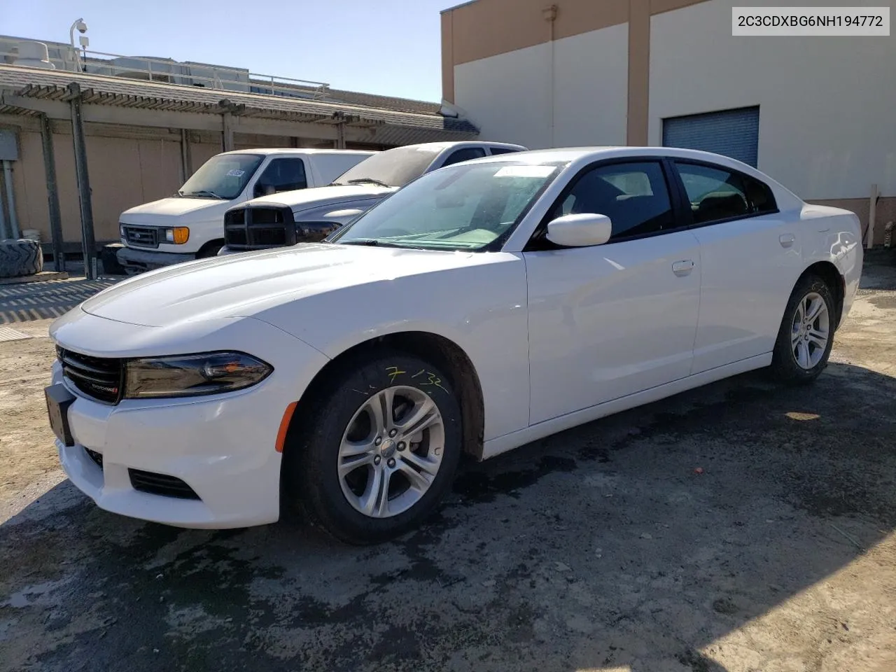 2022 Dodge Charger Sxt VIN: 2C3CDXBG6NH194772 Lot: 53605334