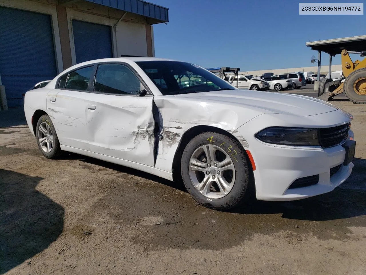 2022 Dodge Charger Sxt VIN: 2C3CDXBG6NH194772 Lot: 53605334