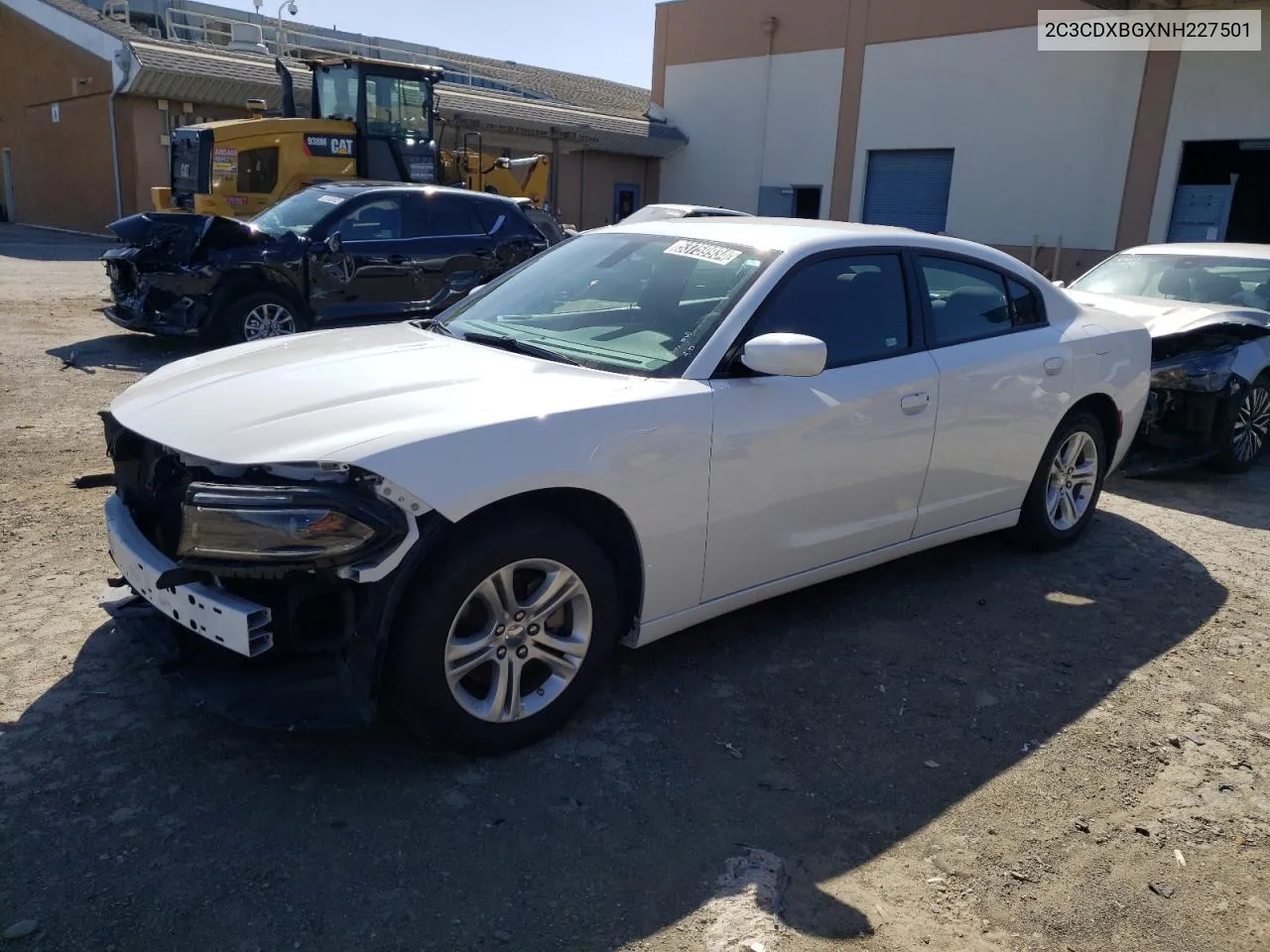 2022 Dodge Charger Sxt VIN: 2C3CDXBGXNH227501 Lot: 53759934