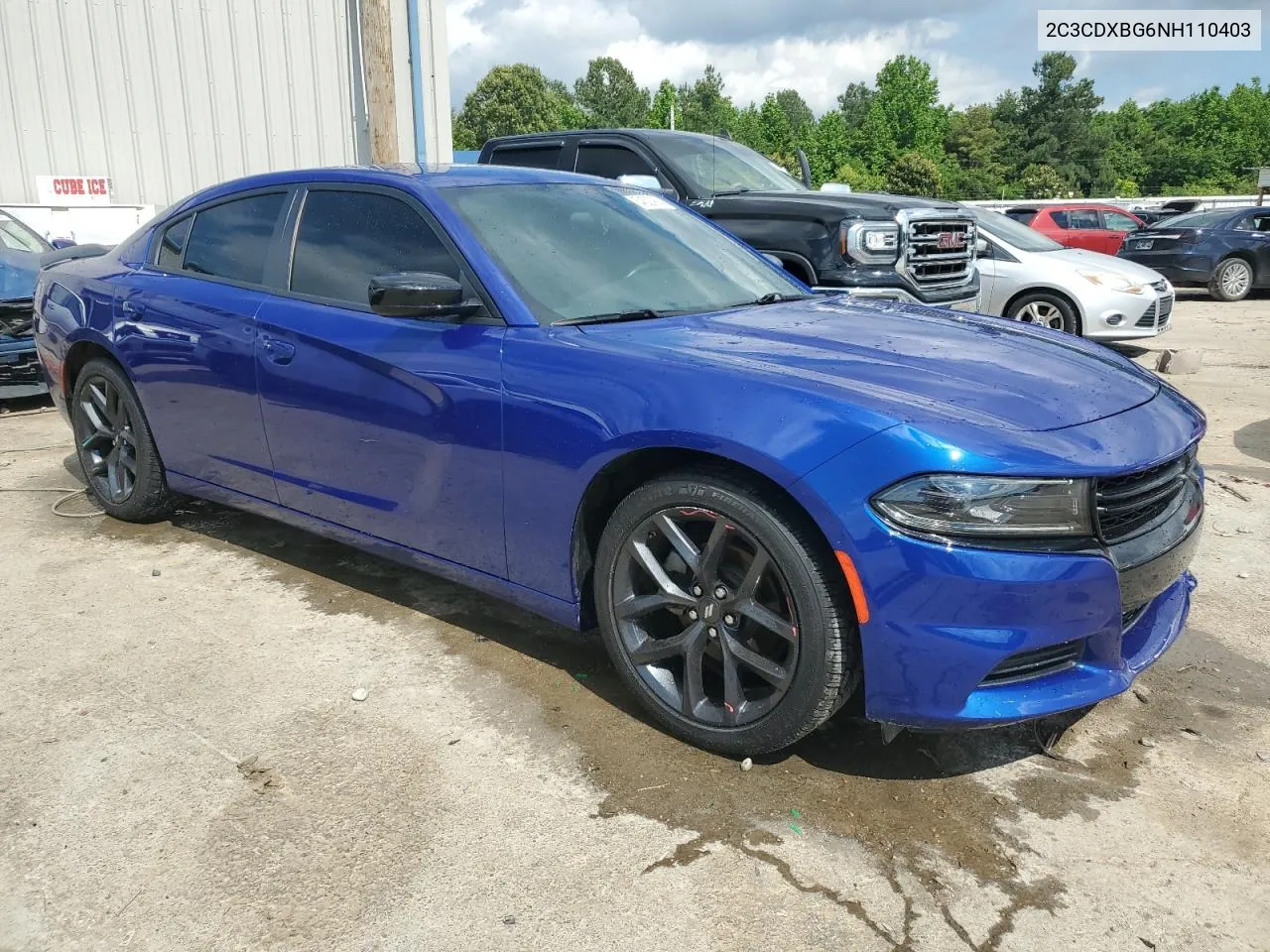 2022 Dodge Charger Sxt VIN: 2C3CDXBG6NH110403 Lot: 54520904