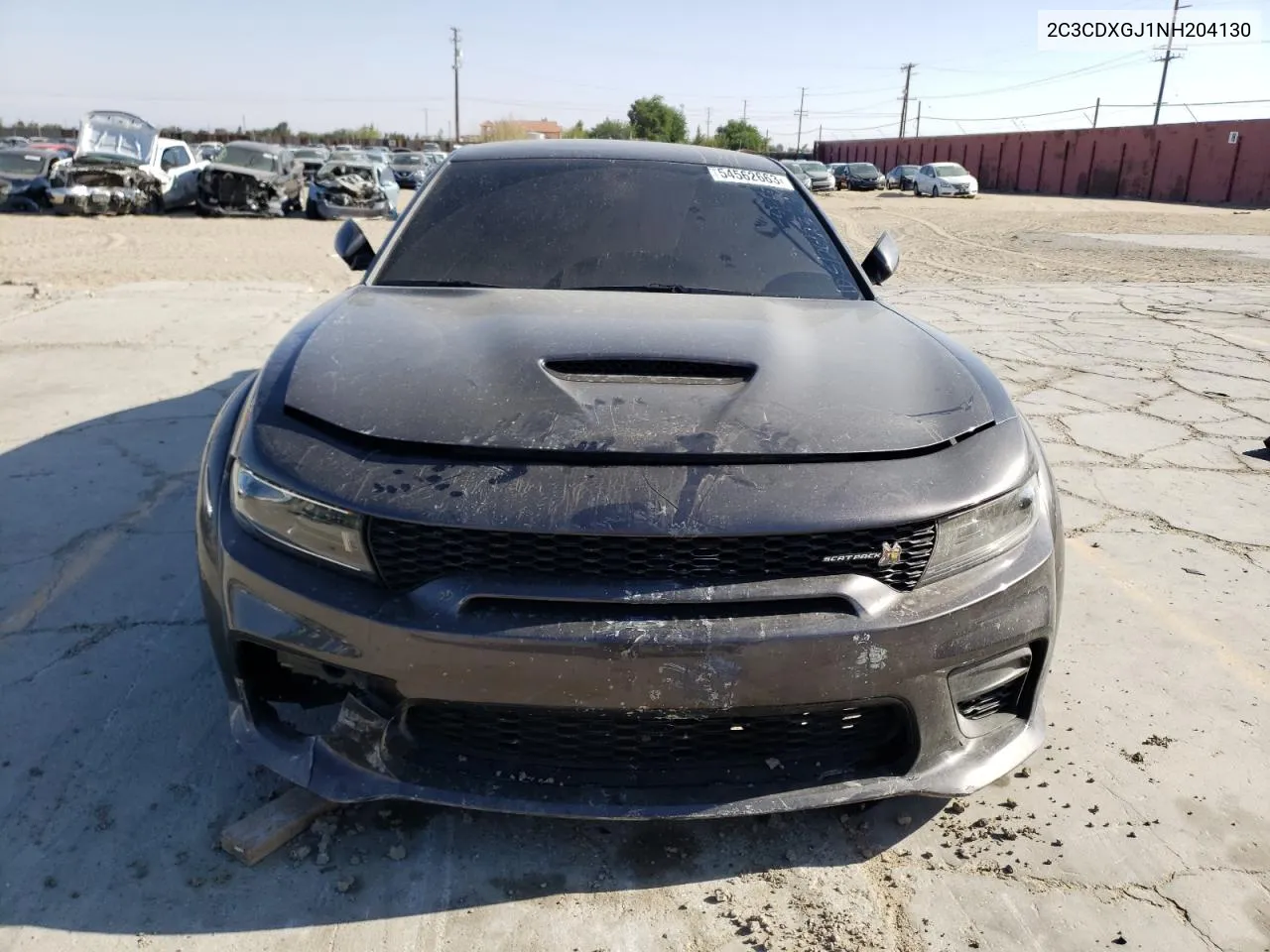 2022 Dodge Charger Scat Pack VIN: 2C3CDXGJ1NH204130 Lot: 54562663