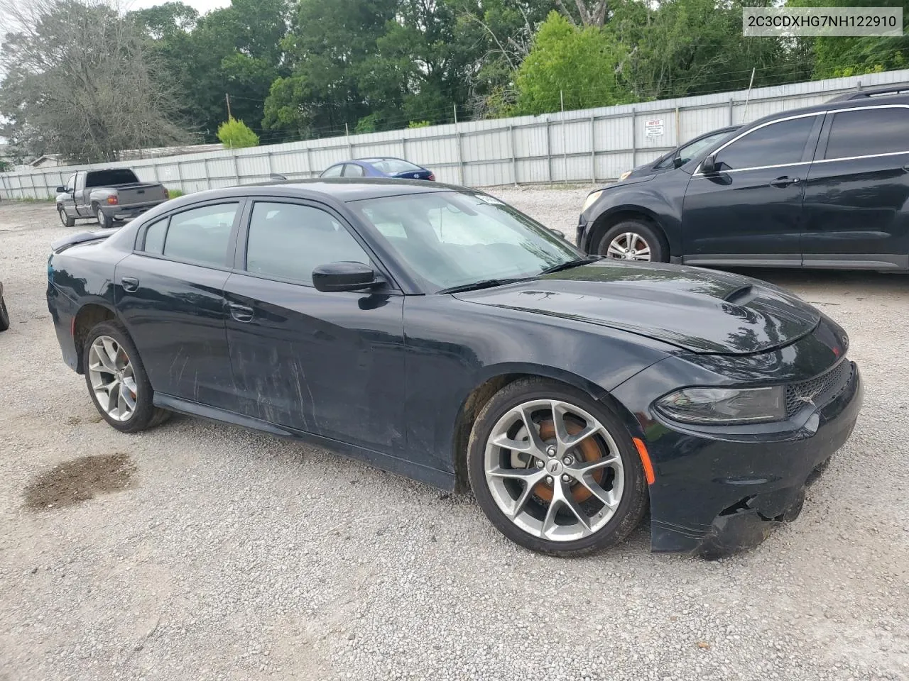 2022 Dodge Charger Gt VIN: 2C3CDXHG7NH122910 Lot: 54645404