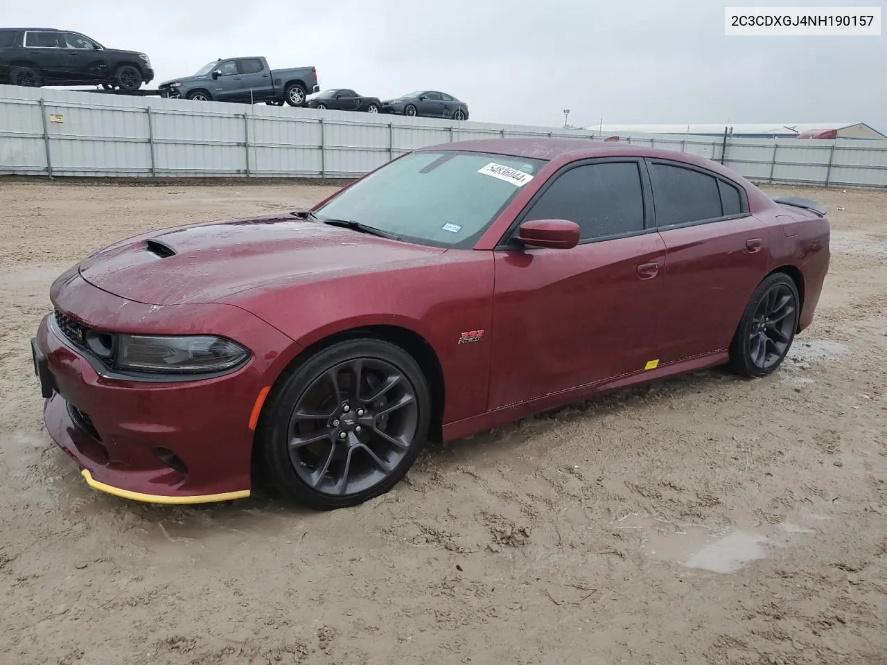 2022 Dodge Charger Scat Pack VIN: 2C3CDXGJ4NH190157 Lot: 54836044