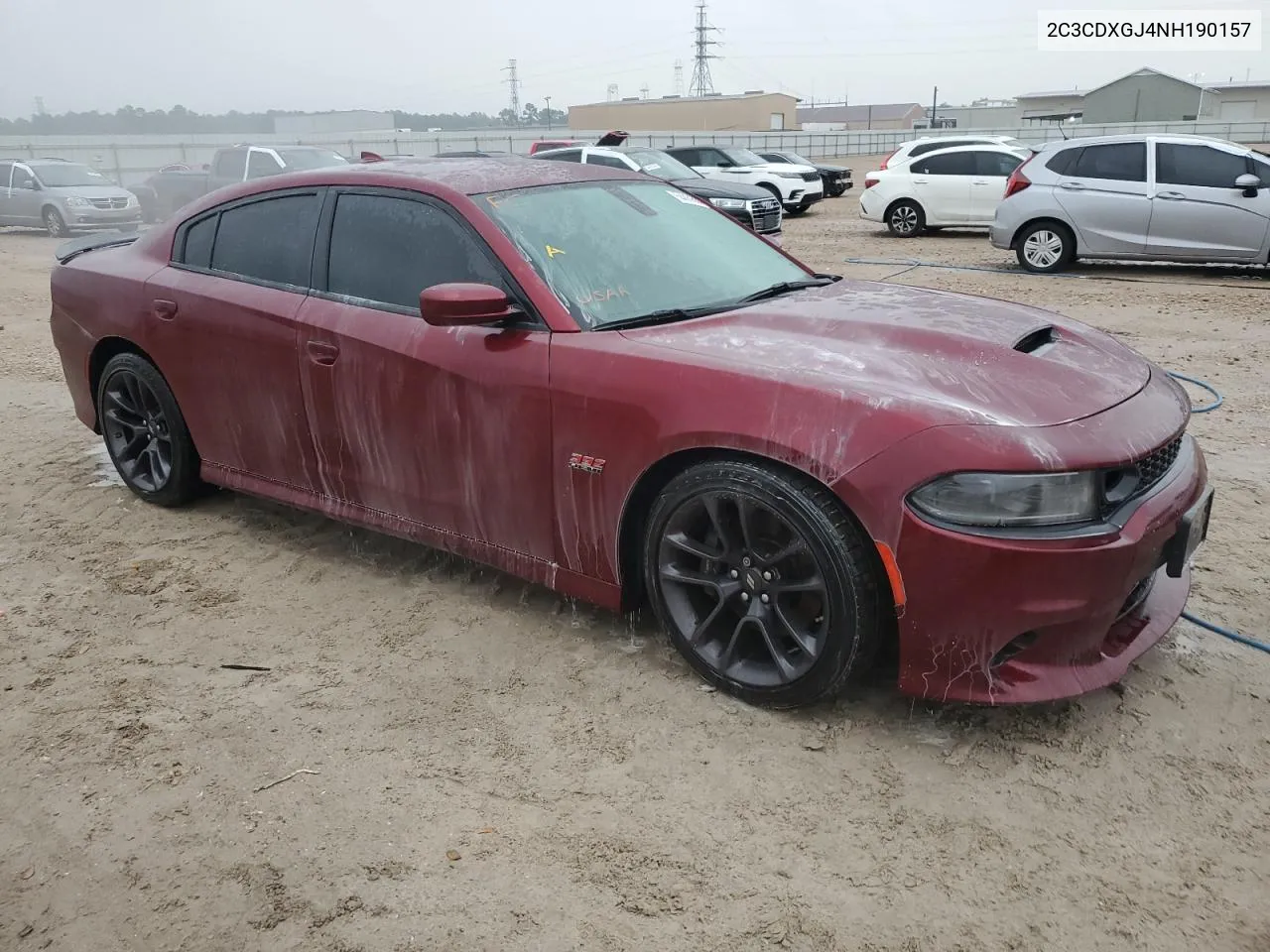 2022 Dodge Charger Scat Pack VIN: 2C3CDXGJ4NH190157 Lot: 54836044