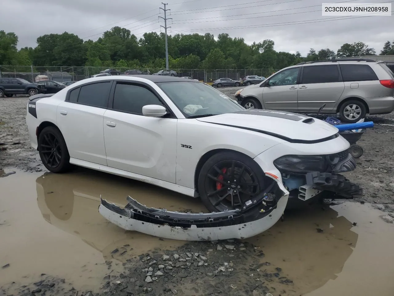 2022 Dodge Charger Scat Pack VIN: 2C3CDXGJ9NH208958 Lot: 54840464