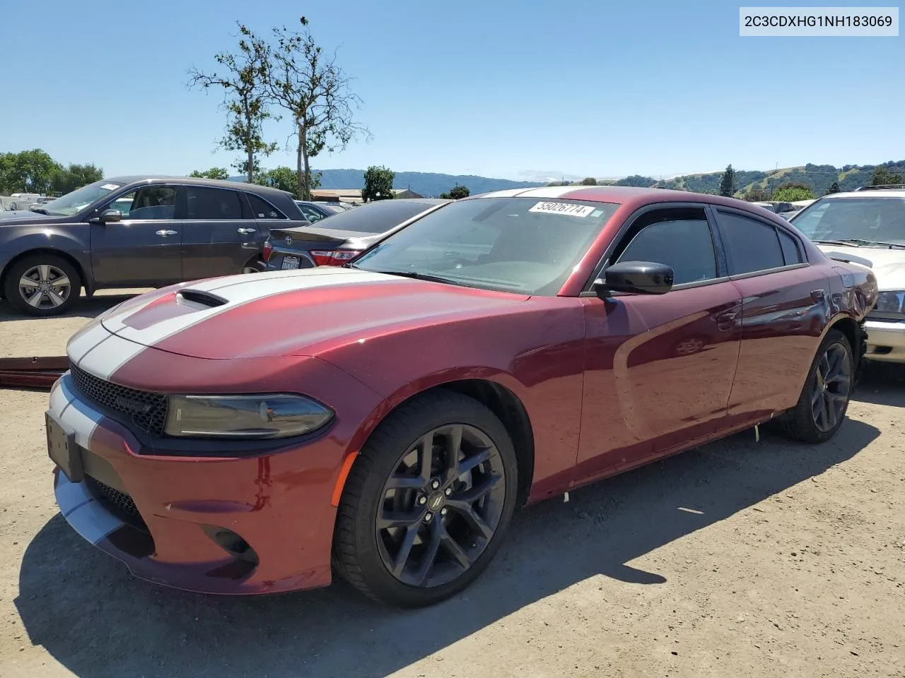 2C3CDXHG1NH183069 2022 Dodge Charger Gt