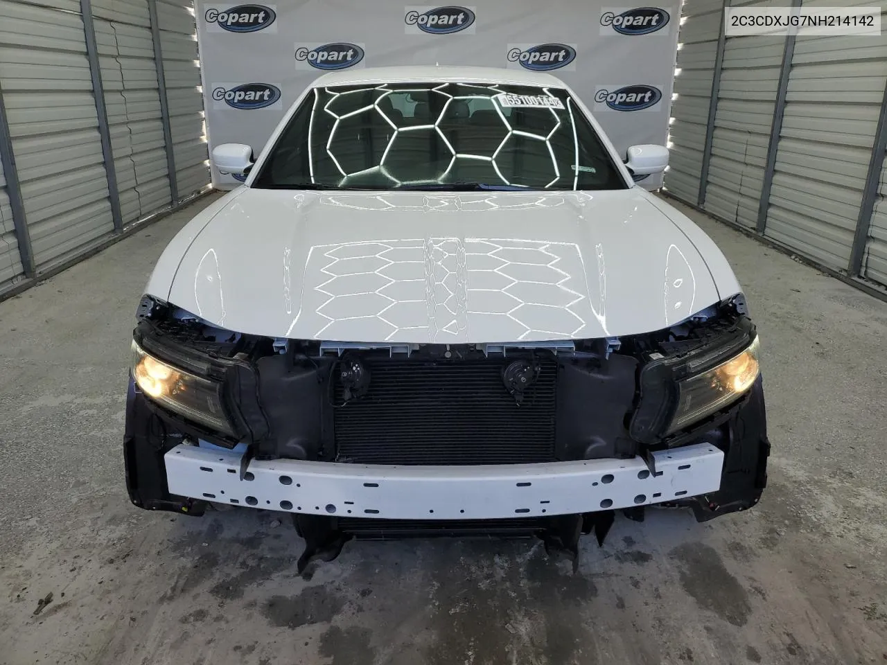 2022 Dodge Charger Sxt VIN: 2C3CDXJG7NH214142 Lot: 55100144