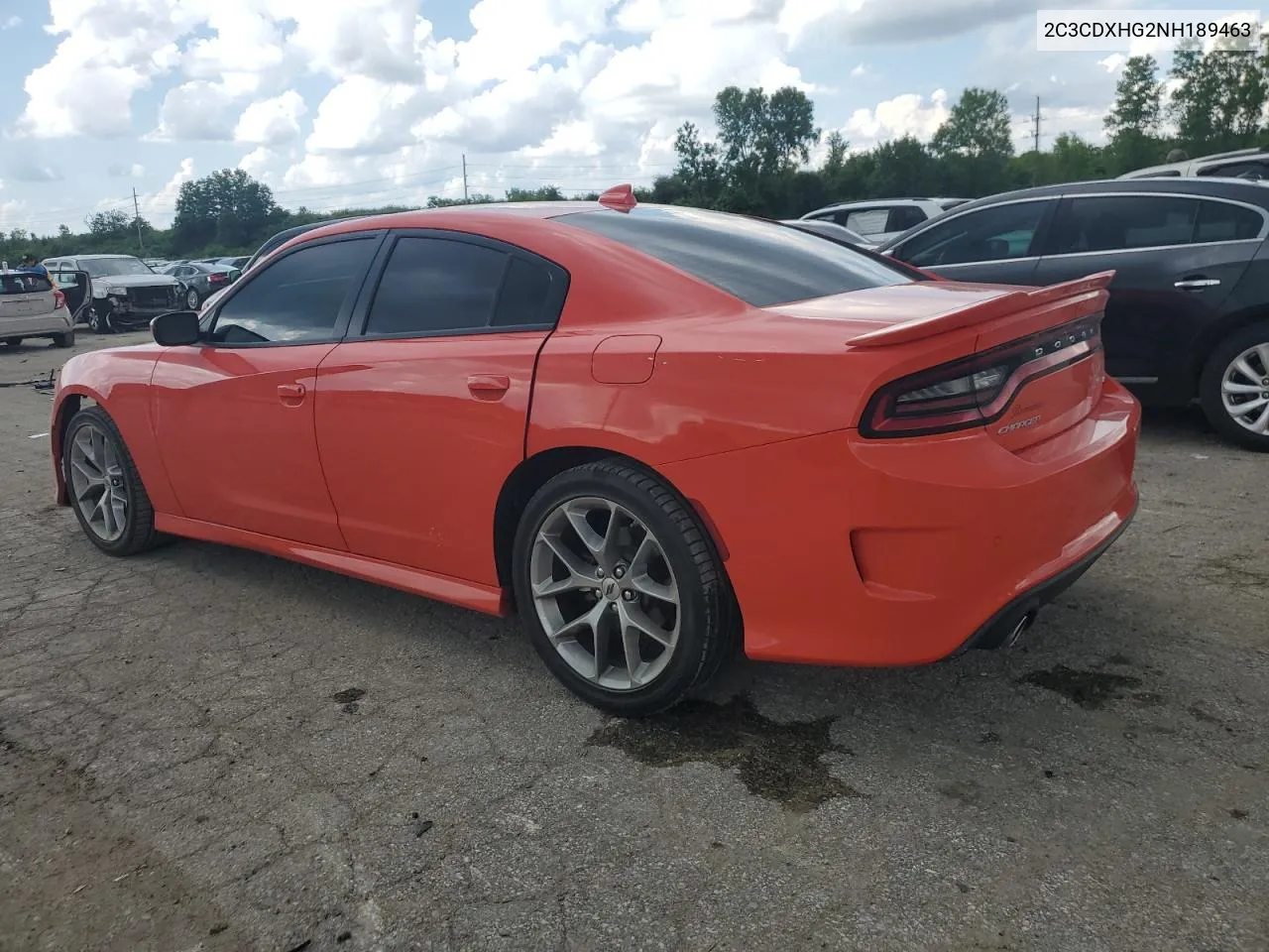 2022 Dodge Charger Gt VIN: 2C3CDXHG2NH189463 Lot: 55103844