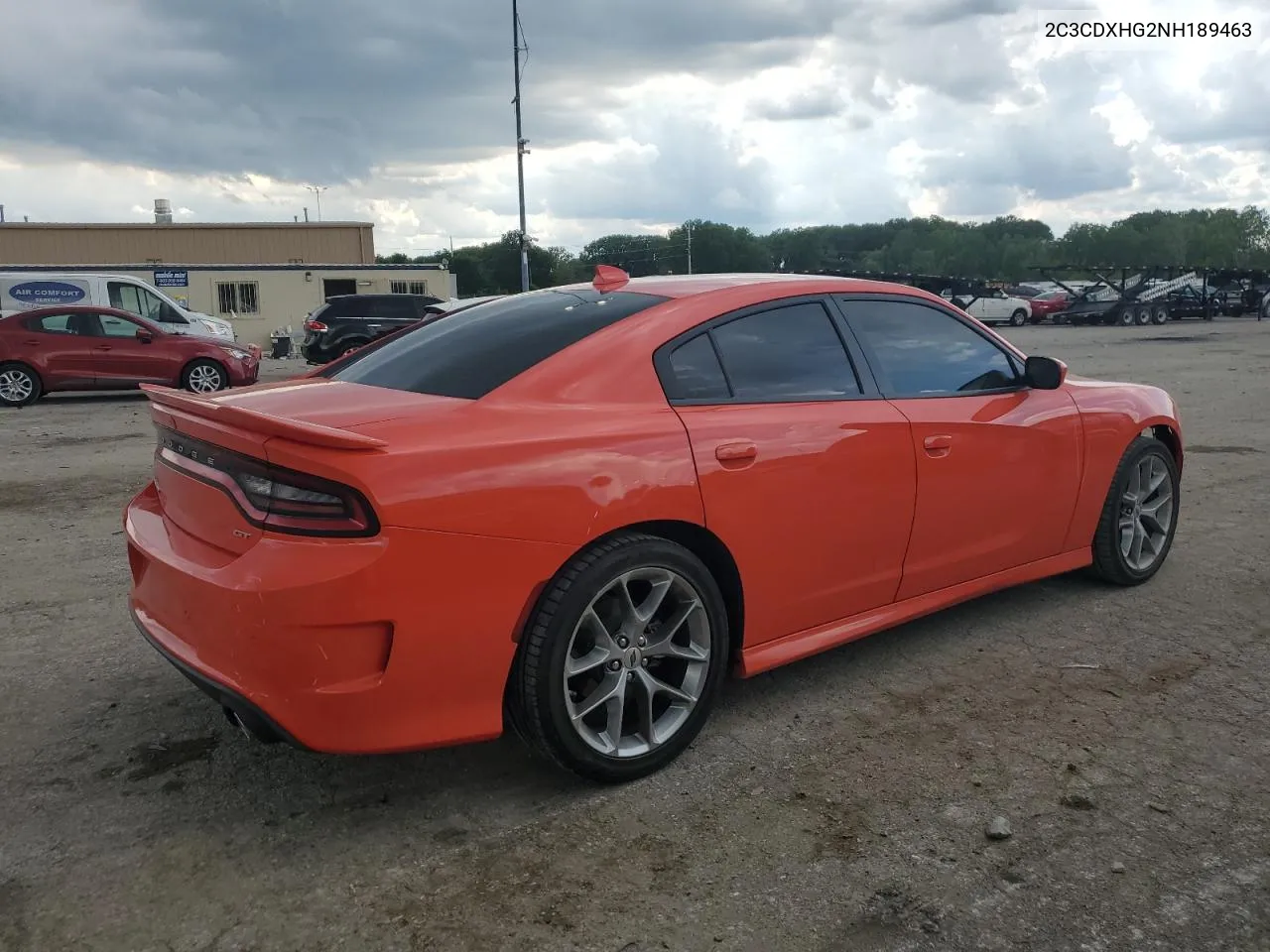 2022 Dodge Charger Gt VIN: 2C3CDXHG2NH189463 Lot: 55103844