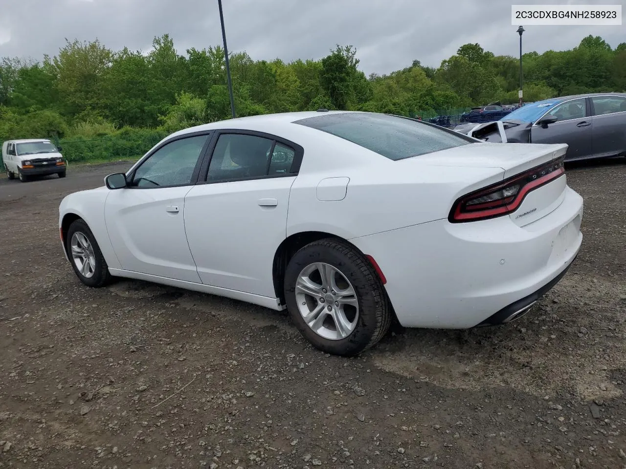 2022 Dodge Charger Sxt VIN: 2C3CDXBG4NH258923 Lot: 55202364