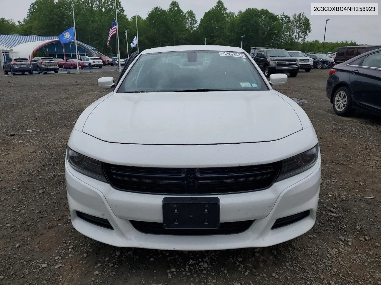 2022 Dodge Charger Sxt VIN: 2C3CDXBG4NH258923 Lot: 55202364