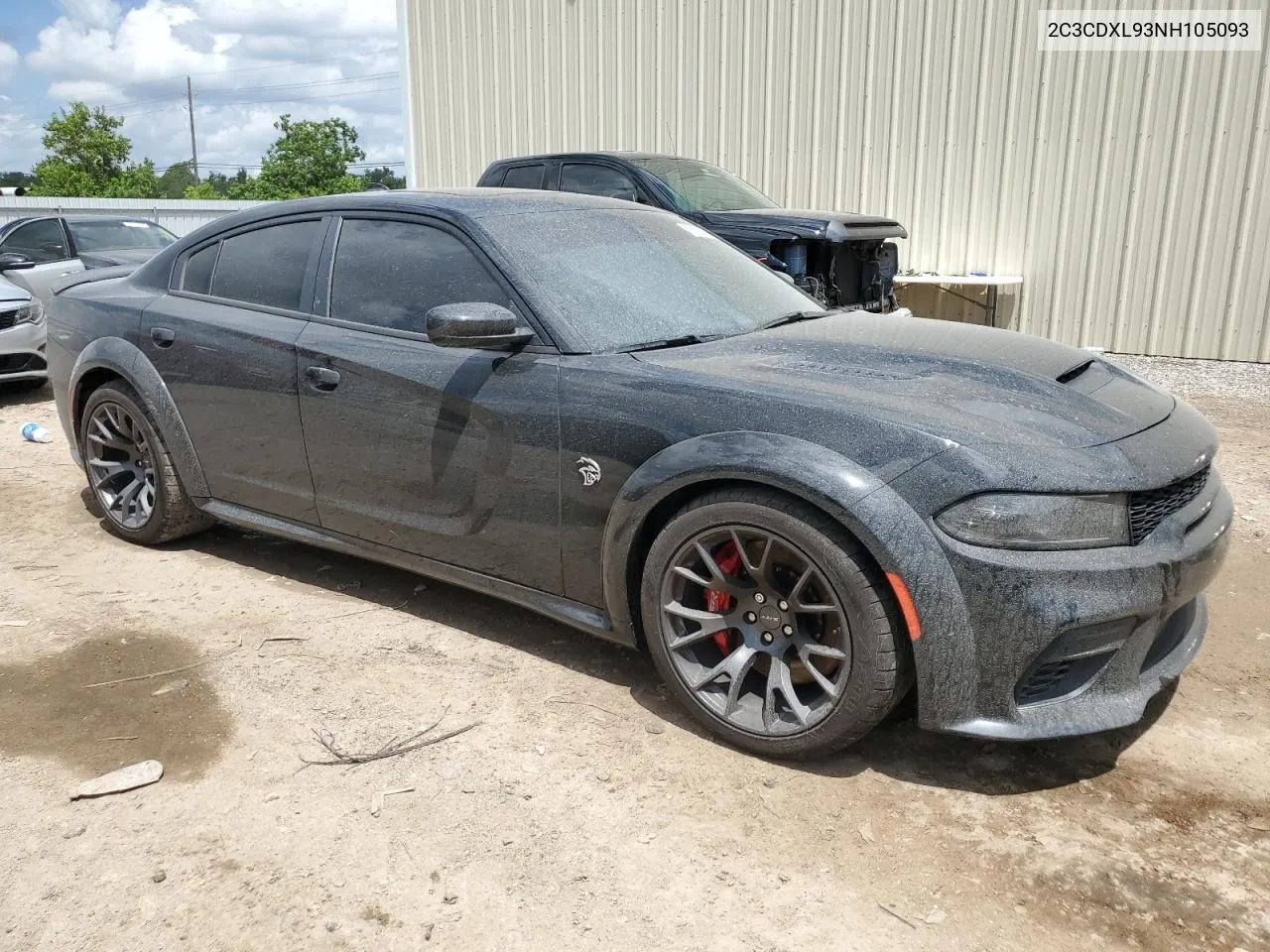 2022 Dodge Charger Srt Hellcat VIN: 2C3CDXL93NH105093 Lot: 55625684