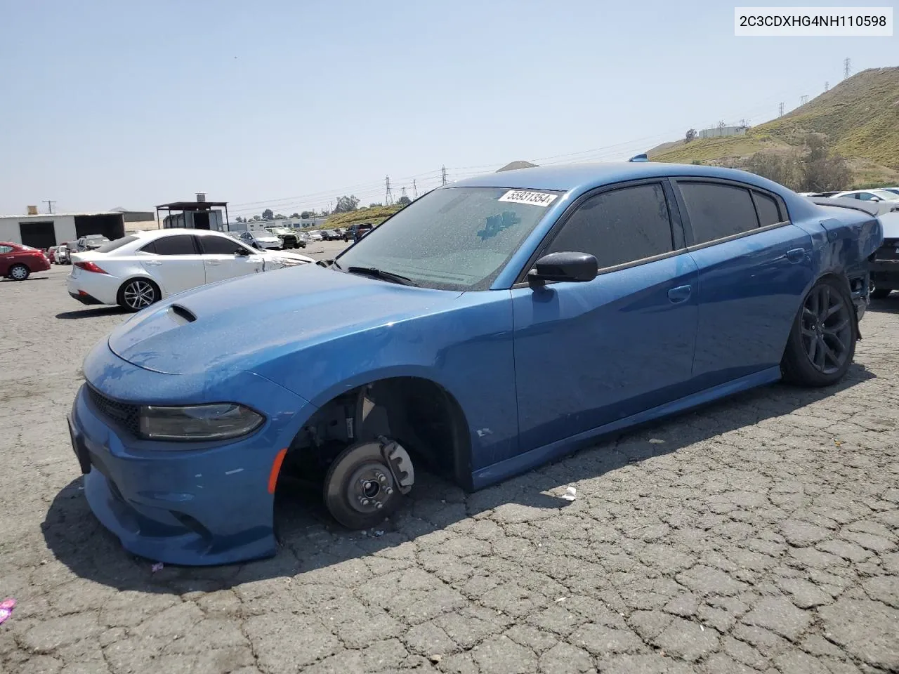 2C3CDXHG4NH110598 2022 Dodge Charger Gt