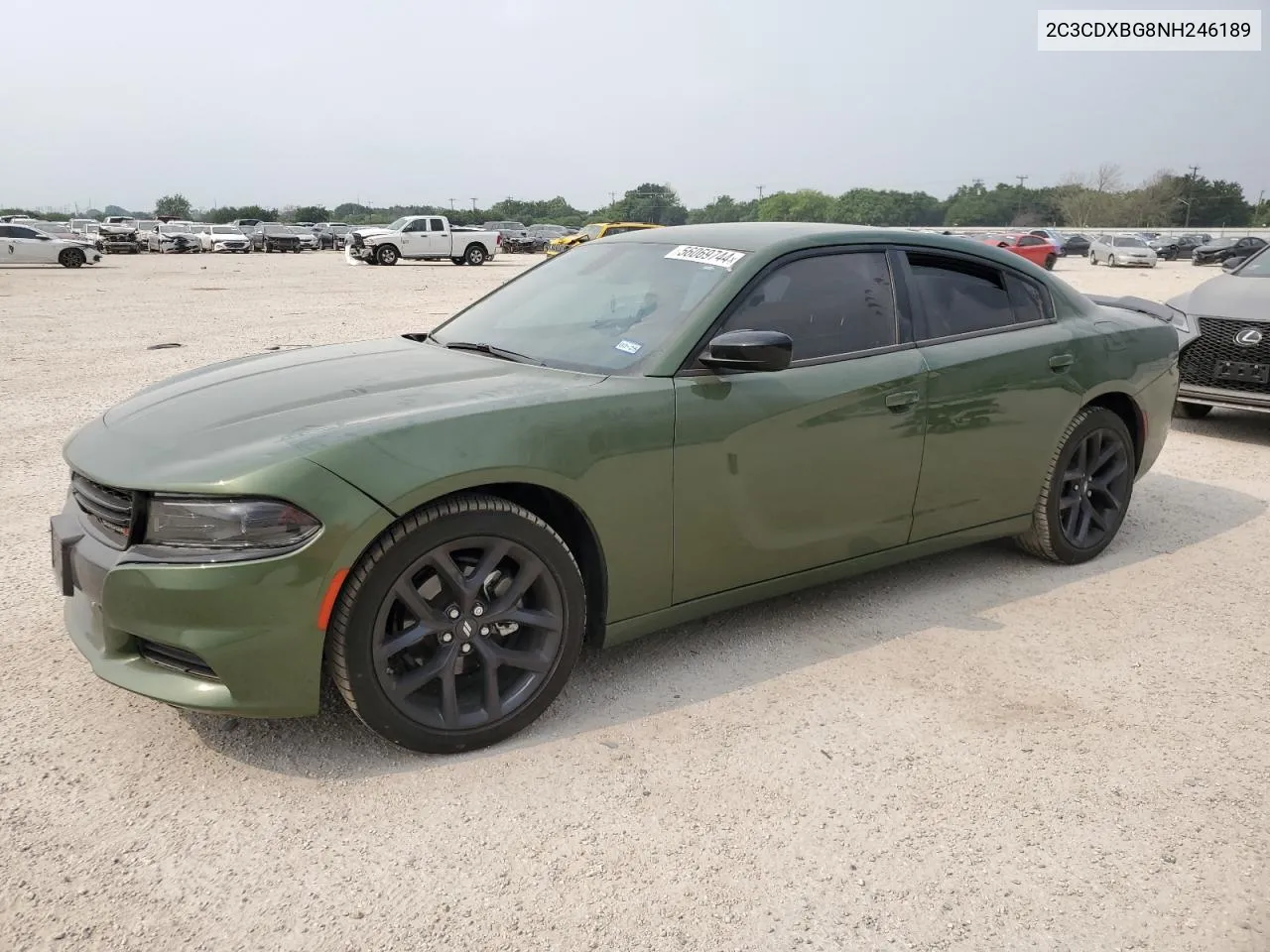 2022 Dodge Charger Sxt VIN: 2C3CDXBG8NH246189 Lot: 56069744