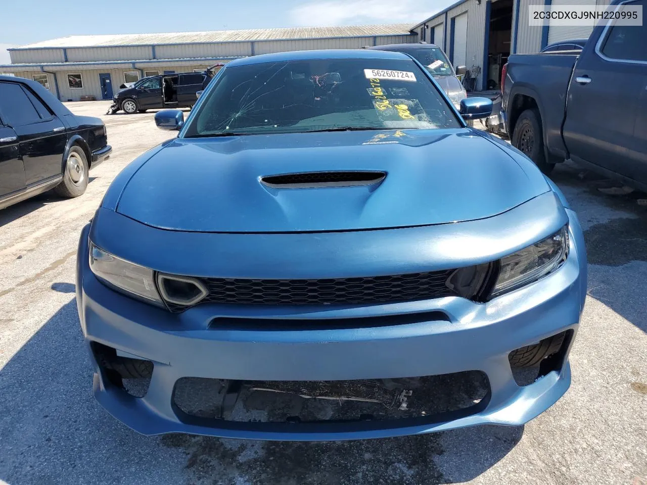 2022 Dodge Charger Scat Pack VIN: 2C3CDXGJ9NH220995 Lot: 56260724