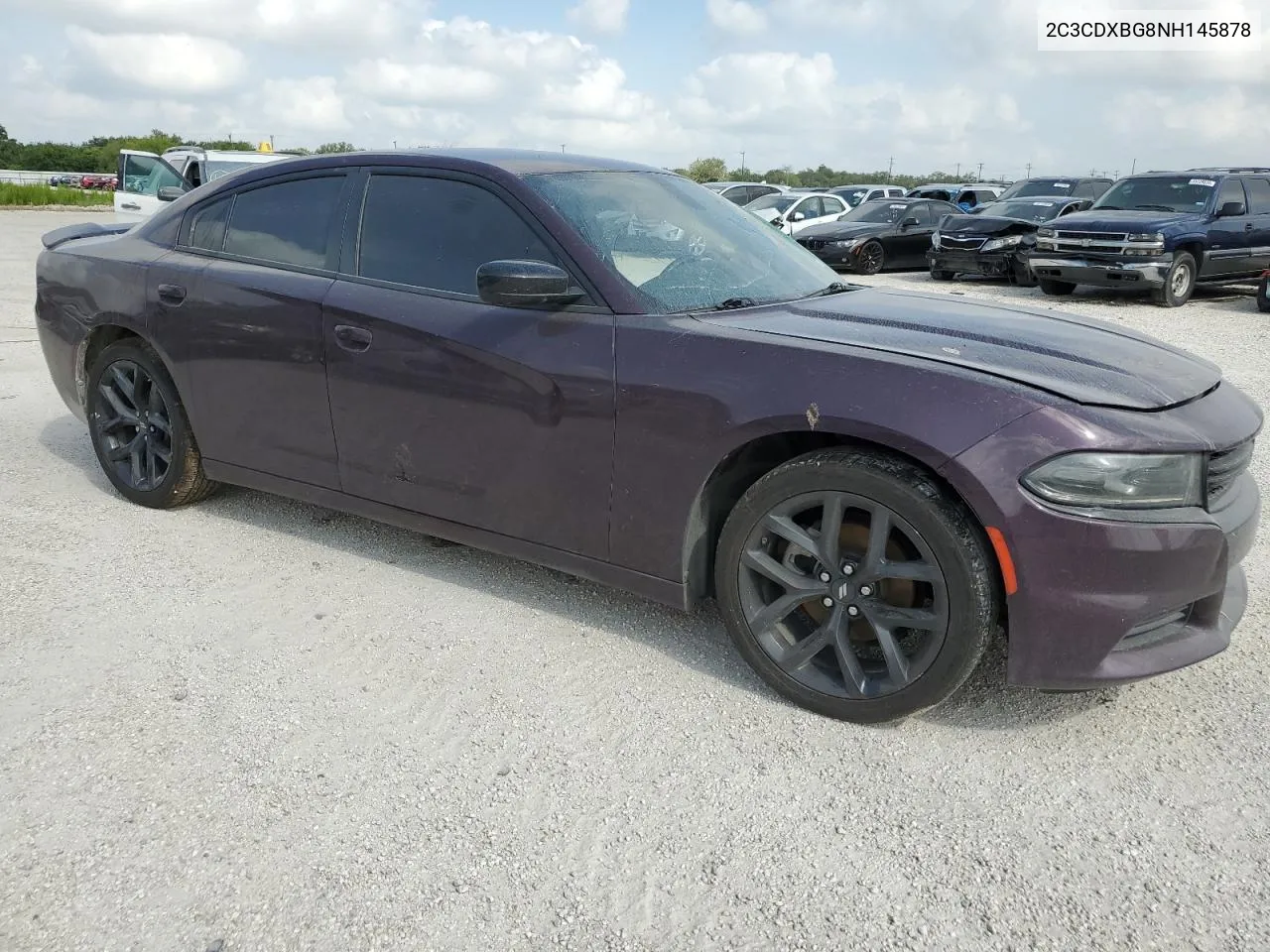 2022 Dodge Charger Sxt VIN: 2C3CDXBG8NH145878 Lot: 59903924