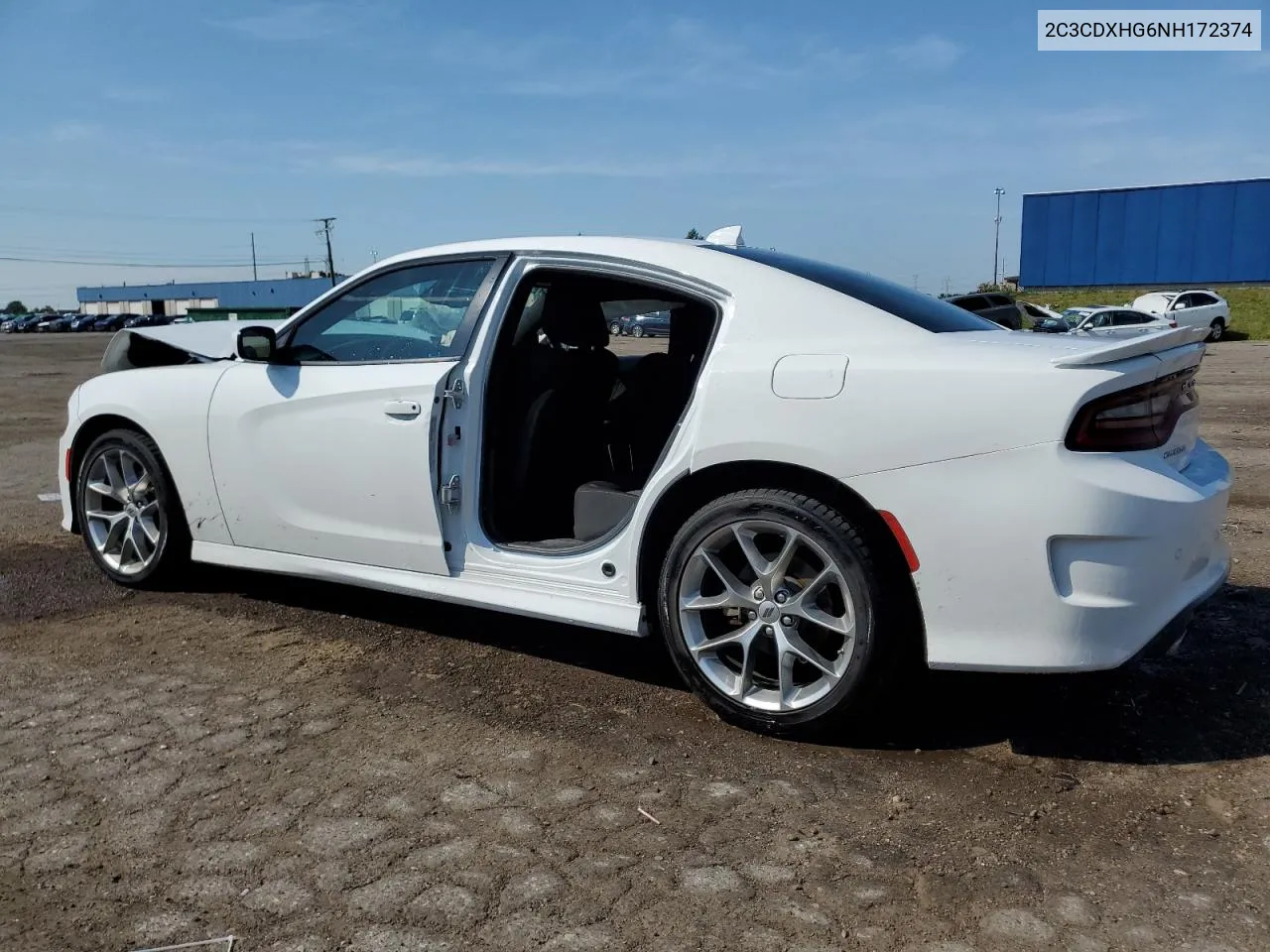 2022 Dodge Charger Gt VIN: 2C3CDXHG6NH172374 Lot: 62120064