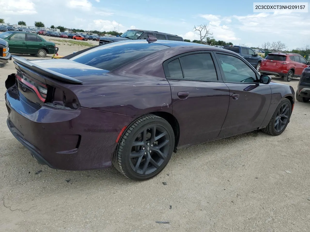 2022 Dodge Charger R/T VIN: 2C3CDXCT3NH209157 Lot: 63387894