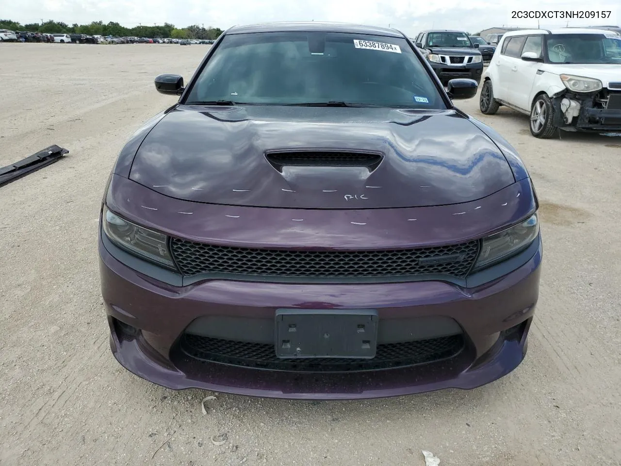 2022 Dodge Charger R/T VIN: 2C3CDXCT3NH209157 Lot: 63387894